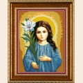 Схема для вышивания бисером НОВА СЛОБОДА "Богородица Трилетствующая" 